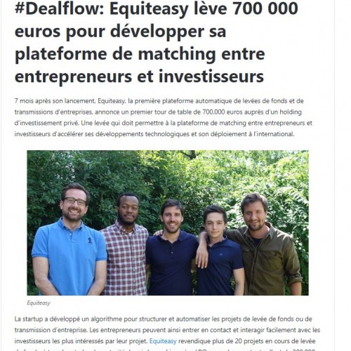 Equiteasy dans FRENCHWEB
